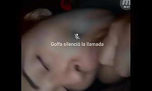 Puta esposa Ramera En videollamada Pervertida y caliente con Hombre Pervertido que Conoció en Internet mientras ella se la chupa a su amante