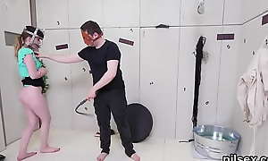 Slutty teenie is brought in butthole asylum for uninhibited treatment