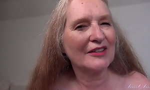 AuntJudys - Your Busty 61yo GILF Stepmom Maggie Jacks you Off and Sucks your Cock