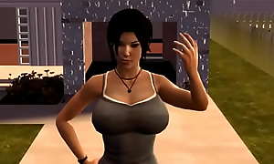Hot Girl Lara Breast Expansion giantess Growth