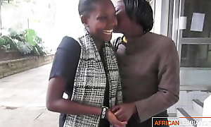 African lesbians leave office planning to eat pussy and sit on each other's faces