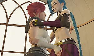 Arcane - Vi and Jinx Lesbian Sex [4K, 60FPS, 3D Hentai Game, Uncensored, Ultra Settings]