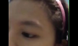 Indonesian girl bathe a exhaust first of all webcam part 2