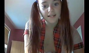 Low-spirited schoolgirl stripe on livecam - see more to hand tastykittycamxxx be crazy integument