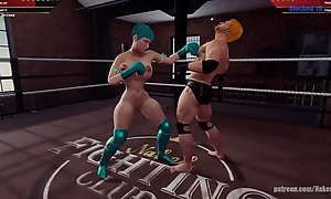 Cindy VS Vilkor (Naked Fighter 3D)