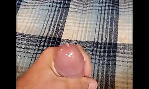 7 inch white cock stroked off and cumshot