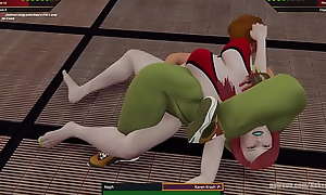 Neph VS Karen Krash (Naked Fighter 3D)