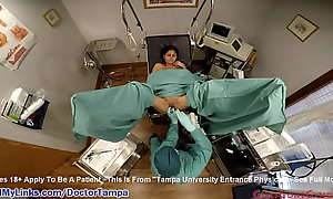 Yesenia Sparkles Medical Exam Caught Primarily Snoop Cam Enduring by Water down Tampa @ GirlsGoneGyno pornography video ! - Tampa University Physical