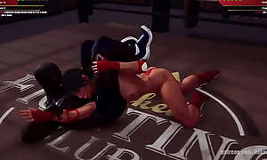Rex Sum VS Kyla (Naked Fighter 3D)