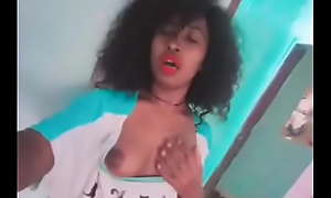 ethiopian horny girl showing tits ready for some dick