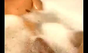 European Guy showing his Dick on chatrandom while on Bathtub