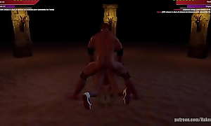 Vilkor VS Linn (Naked Fighter 3D)