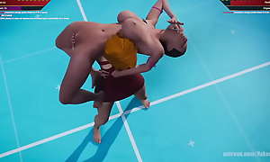 Gia VS Roxy (Naked Fighter 3D)